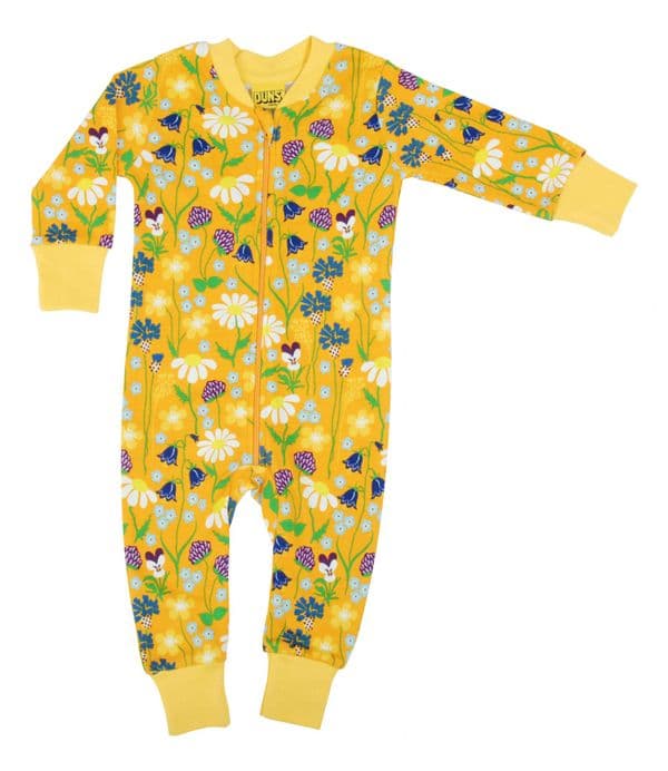 Duns Midsummer Flowers Yellow Zip Suit