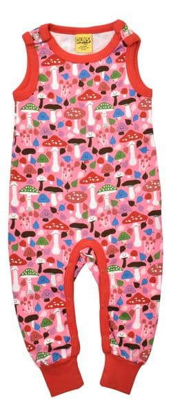 Duns Pink Mushrooms Dungarees
