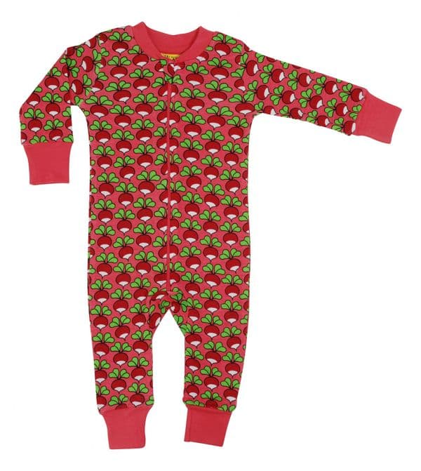 Duns Radish Rouge Red Zip Suit
