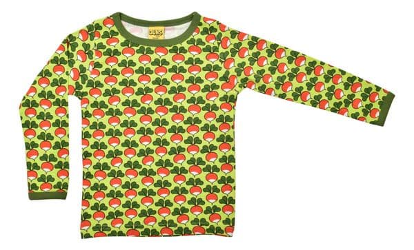 Duns Tender Shoots Green Radish Long Sleeve Top