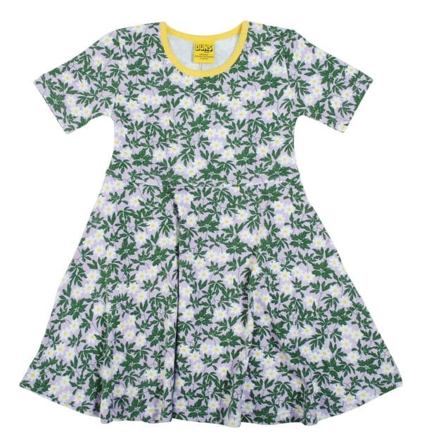 Duns Wood Anemone Viola Skater Dress