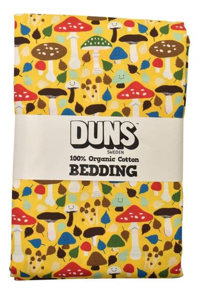 Duns Yellow Mushrooms NZ Adult Bedding