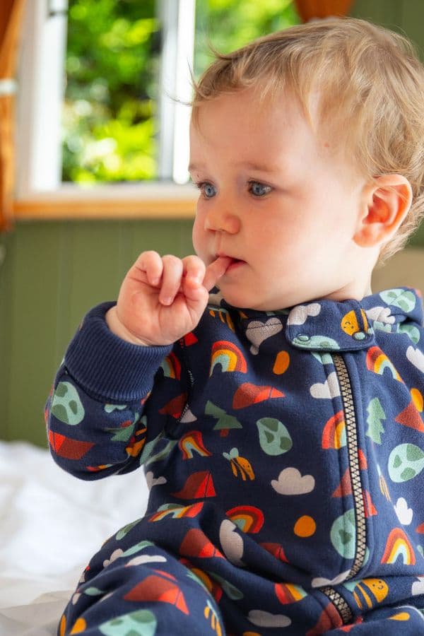 Frugi All the Things I Love Switch Snuggle Suit