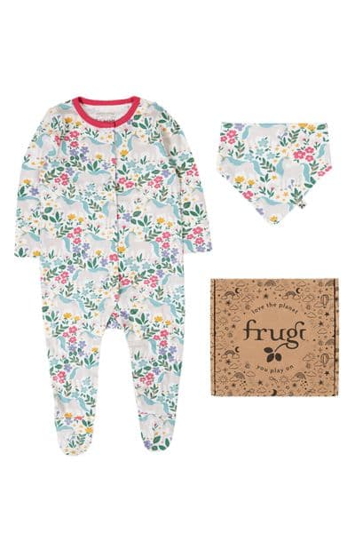 Frugi Baby Gift Set Unicorn Forest