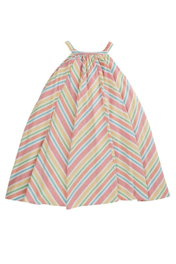 Frugi Beach Stripe Tallulah Trapeze Dress