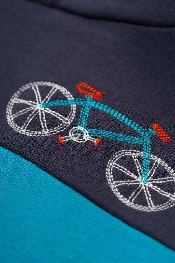 Frugi Bicycle Ben Colour Block Hoody