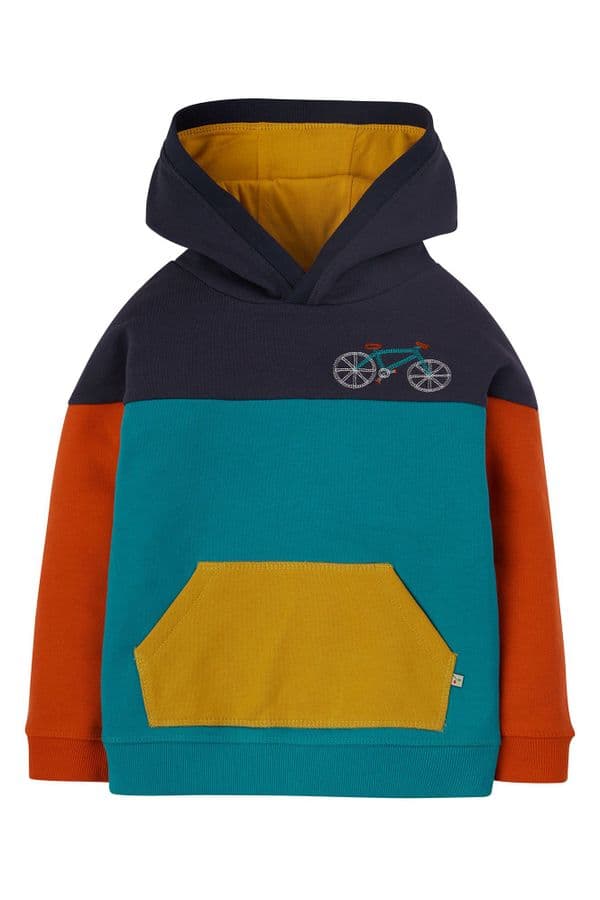 Frugi Bicycle Ben Colour Block Hoody