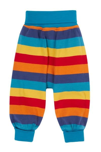 Frugi Big Rainbow Stripe Parsnip Pants