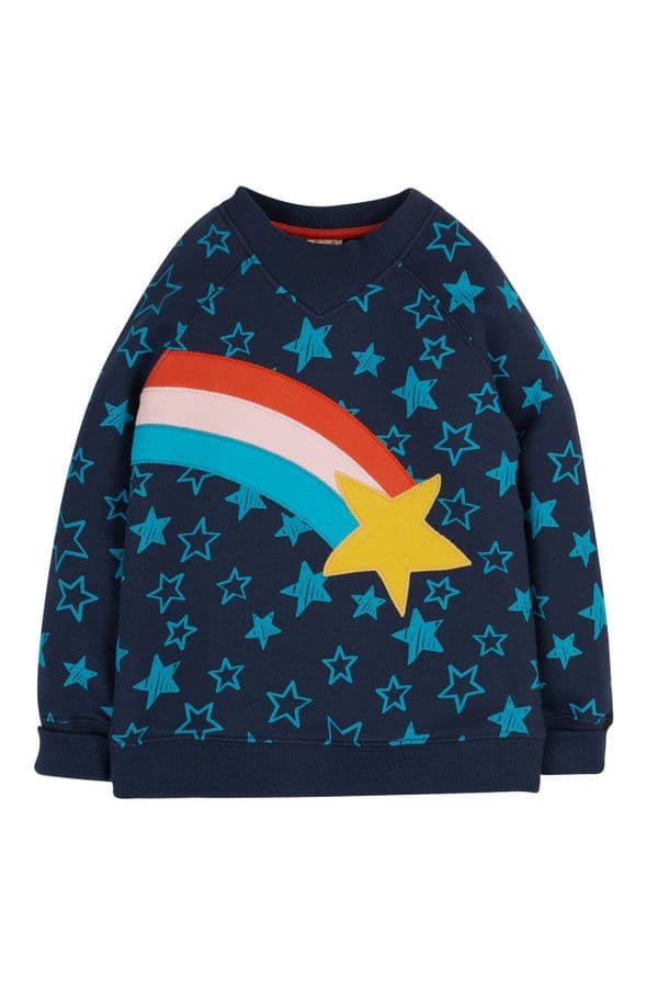 Frugi Camper Stars Rainbow Easy on Jumper