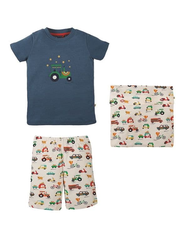 Frugi Car Snoozy Pack a PJ Set
