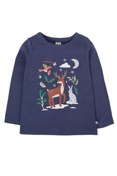 Frugi Caribou Anna Applique Top