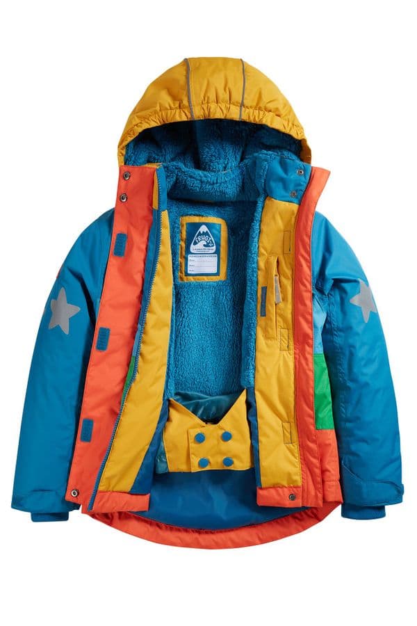 Frugi Chunky Rainbow Stripe Snow and Ski Coat