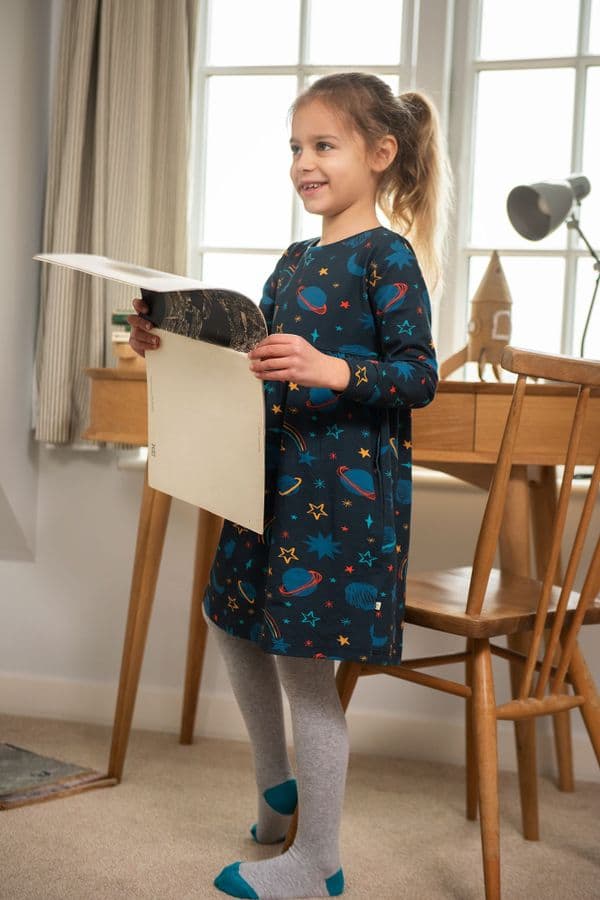 Frugi Cosmic Nights Darla Dress