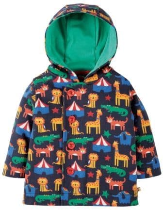 Frugi Cosy Button Up Jacket Circus Parade