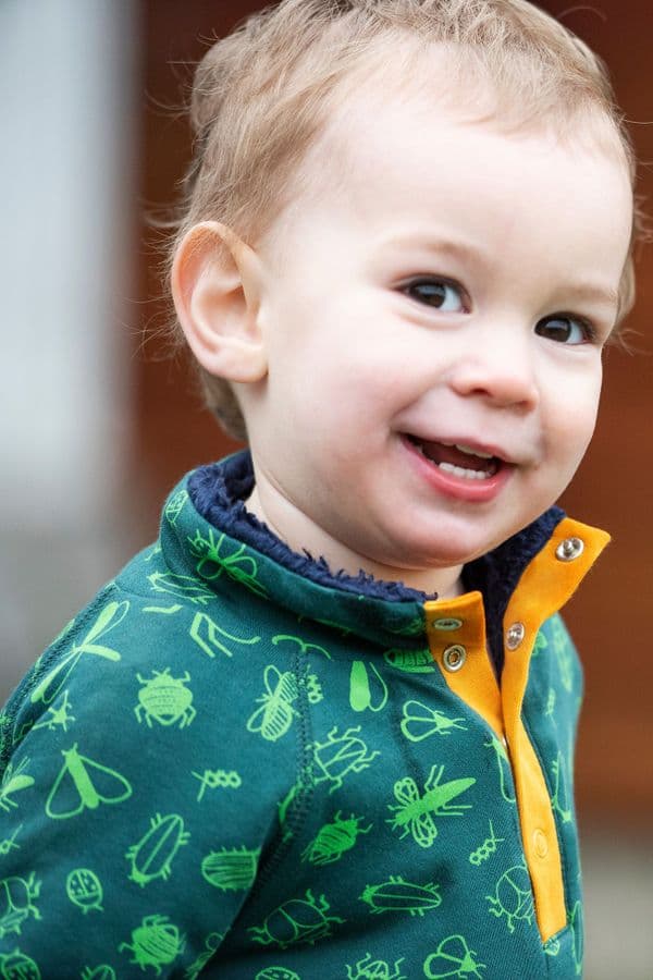 Frugi Creepy Crawlies Snuggle Fleece