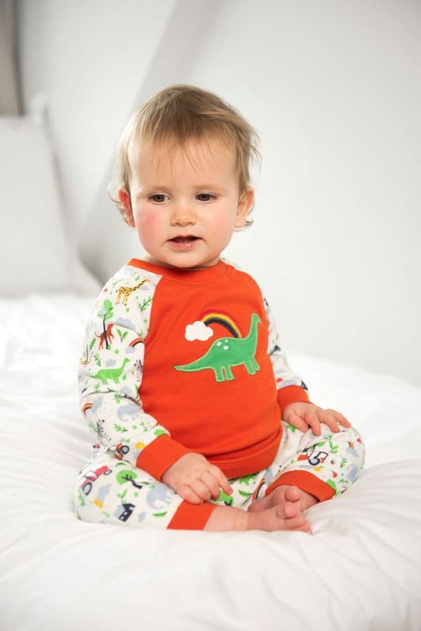 Frugi Dino Frugi Farm Jamie Jim Jams