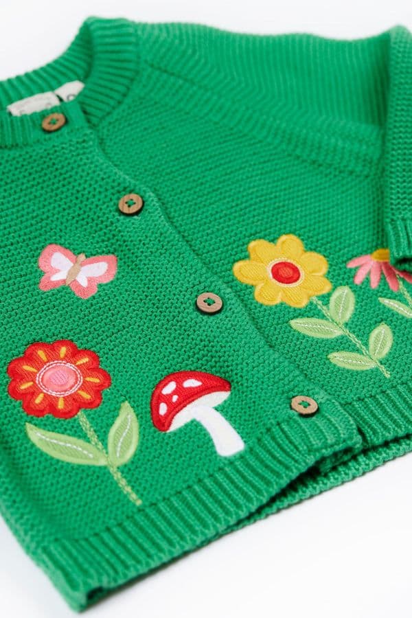 Frugi Flowers Colby Cardigan