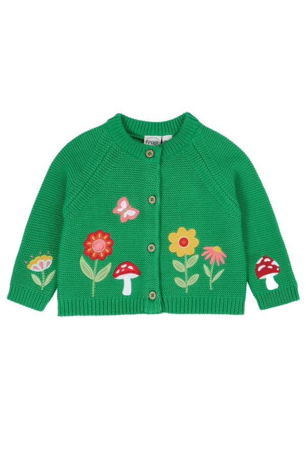 Frugi Flowers Colby Cardigan