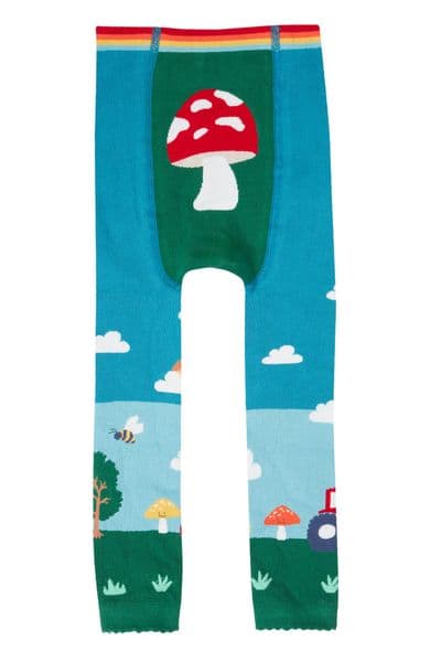 Frugi Fun-Guys Little Knitted Leggings