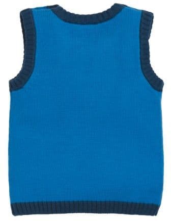 Frugi Hank Knitted Tank Top Penguin