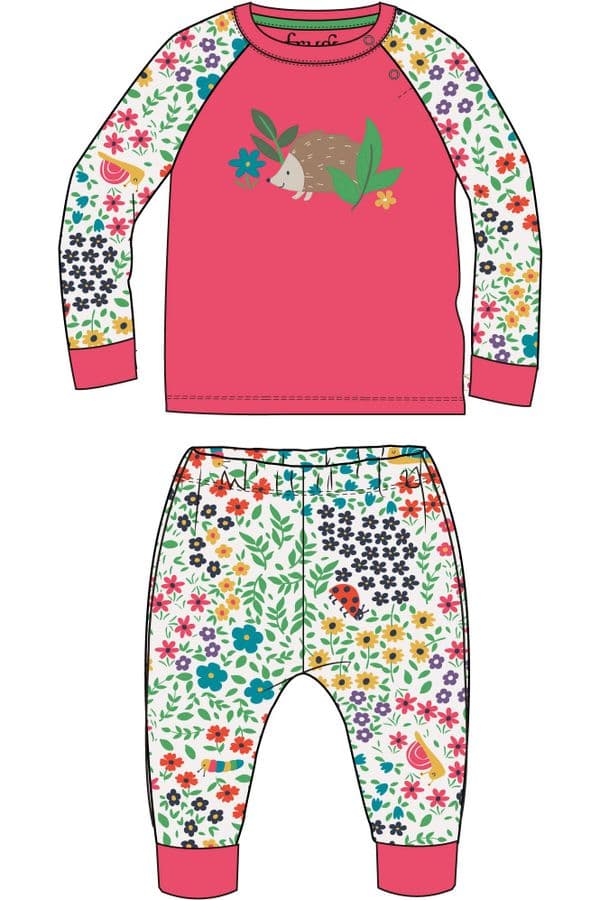 Frugi Hedgehog Garden Life Jamie Jim Jams