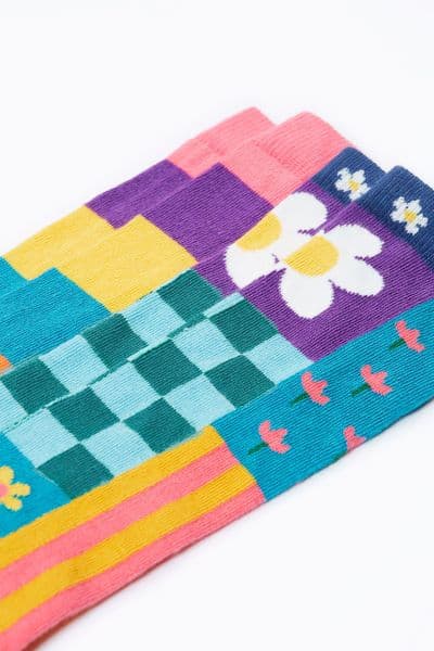 Frugi Hygge High Knee Socks 2 pack