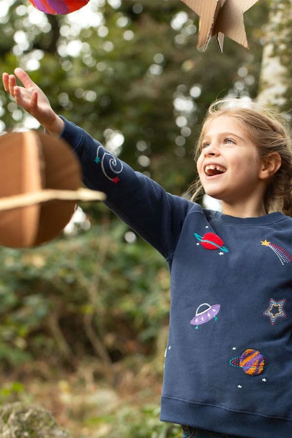 Frugi Indigo Space Rex Jumper