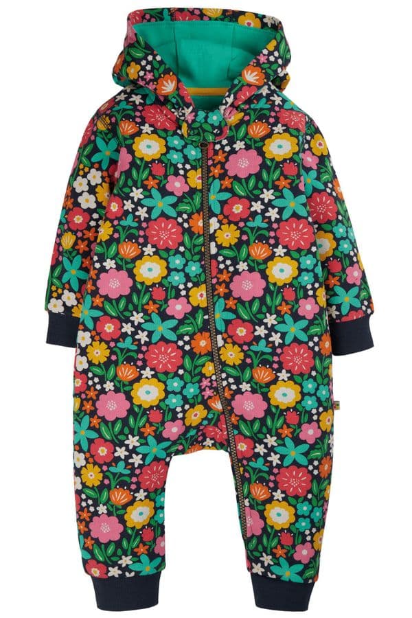 Frugi Kernow Floral Snuggle Suit