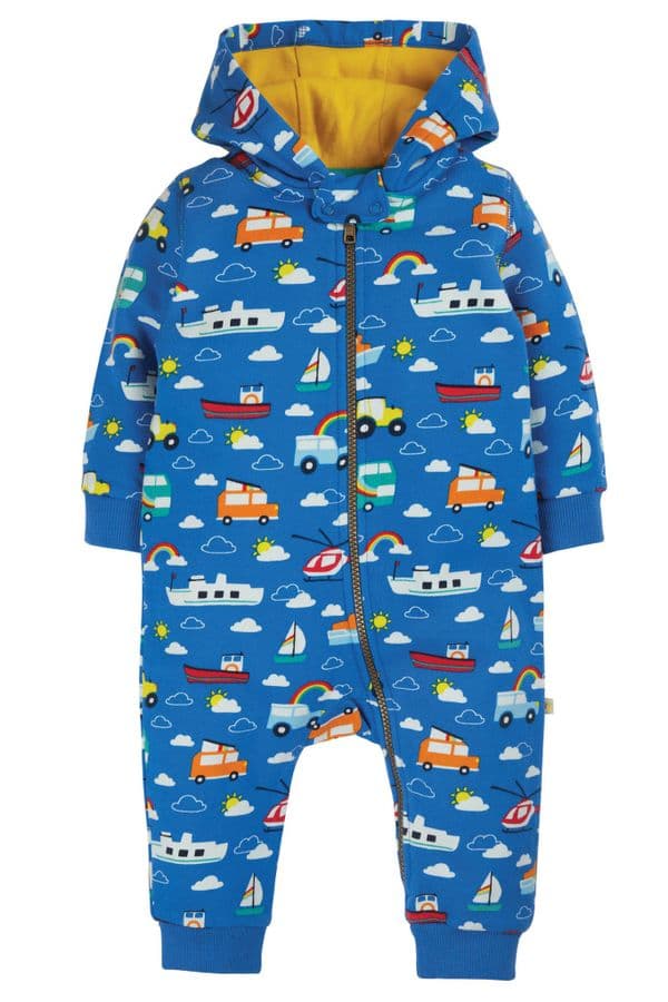 Frugi Land Sea Sky Snuggle Suit