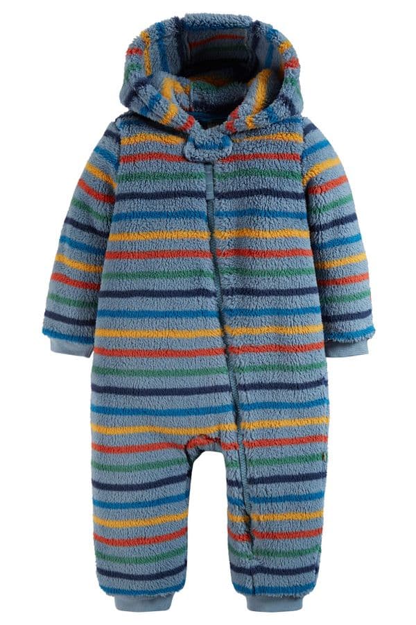 Frugi Nimbus Rainbow Cosy Ted Snuggle Suit