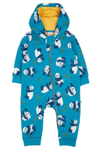 Frugi Panda Pals Snuggle suit