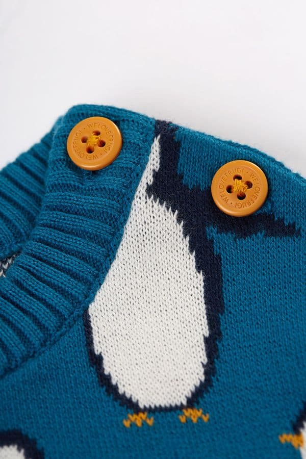 Frugi Penguins Jolly Knitted Jumper