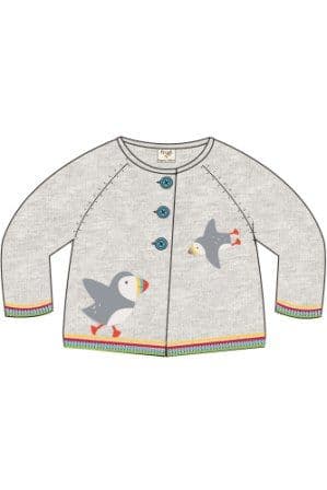 Frugi Puffins Bonny Baby Cardigan