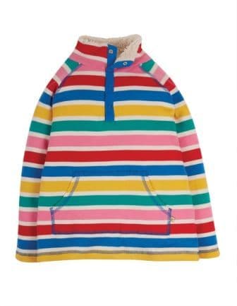 Frugi Rainbow Multistripe Snuggle Fleece