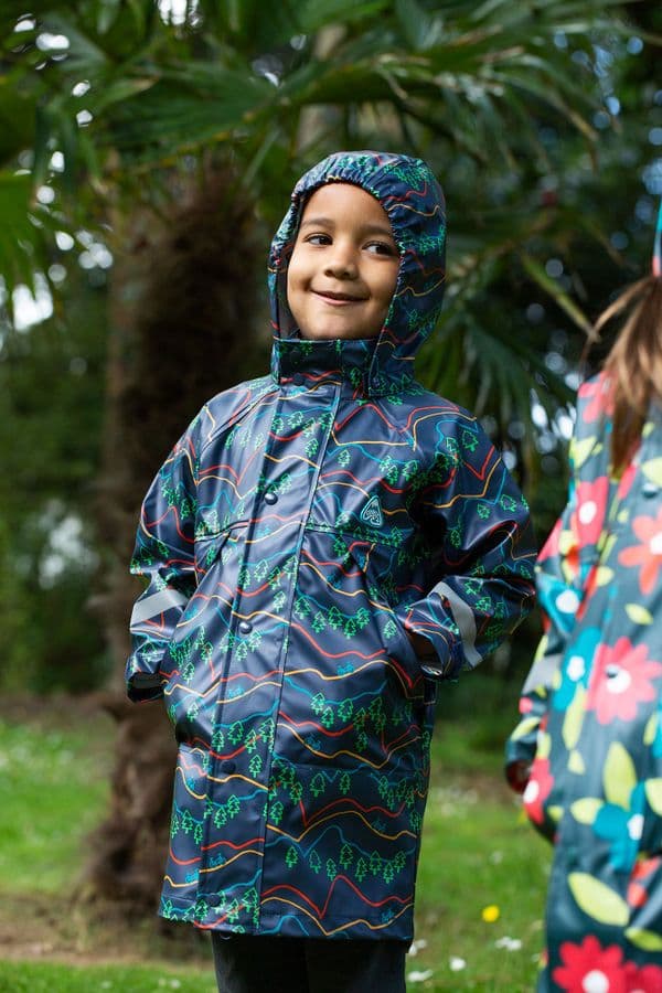 Frugi Rainbow Ramble Rainy Days Coat