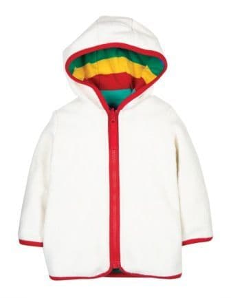 Frugi Reversible Snuggle Jacket Rainbow Stripe