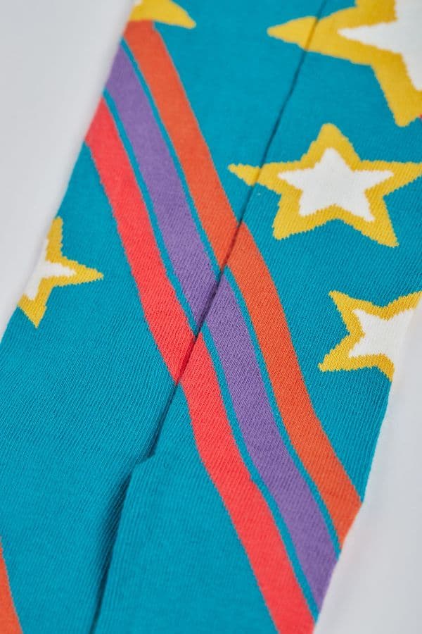 Frugi Shooting Stars Hygge High Knee Socks