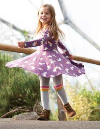 frugi unicorn skater dress Frugi Unicorn Print Skater Dress Pink
