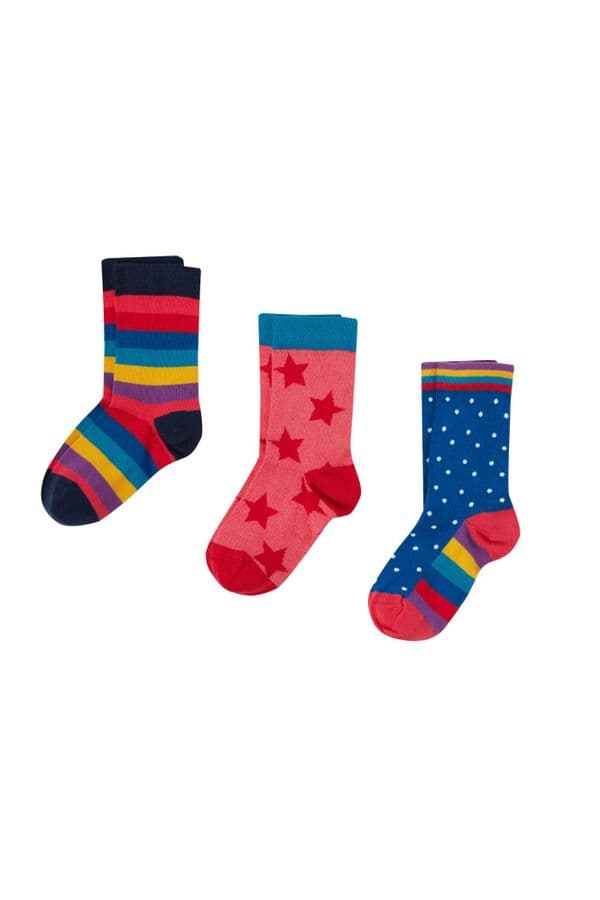 Frugi Star Rock my Socks 3 pack