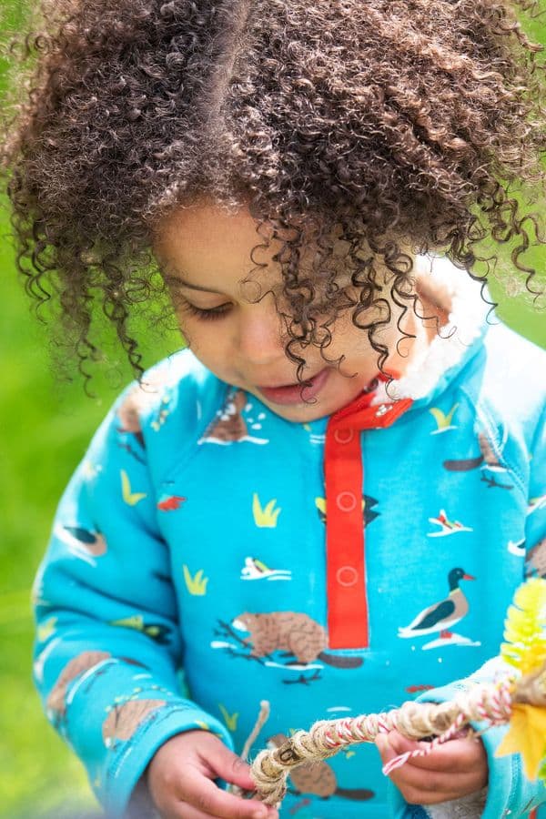 Frugi The National Trust Beaver Snuggle Fleece