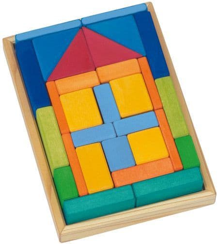 Gluckskafer Building Blocks Set House