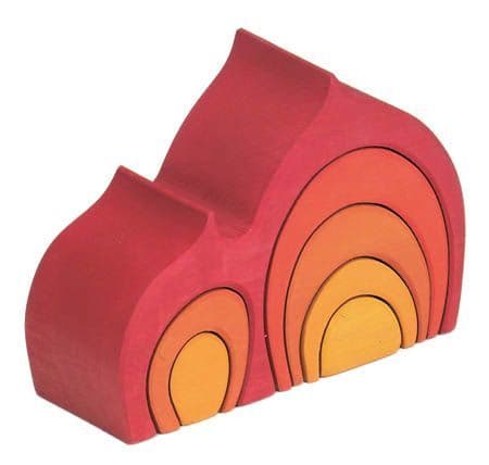 Gluckskafer Gable House Red 7 pieces
