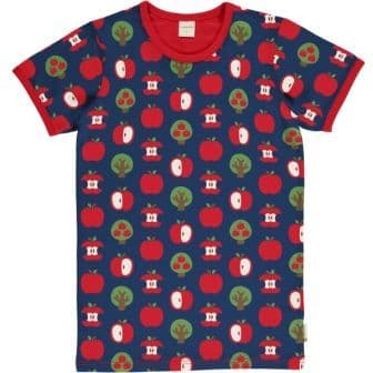 Maxomorra Adult Navy Apple Short Sleeve Top