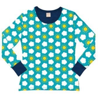 Maxomorra Adult Sky Long Sleeve Top