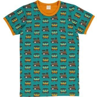 Maxomorra Adult Train Short Sleeve Top