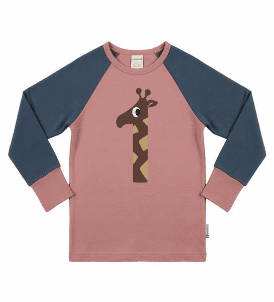 Maxomorra Age 1 Long Sleeve Top Giraffe