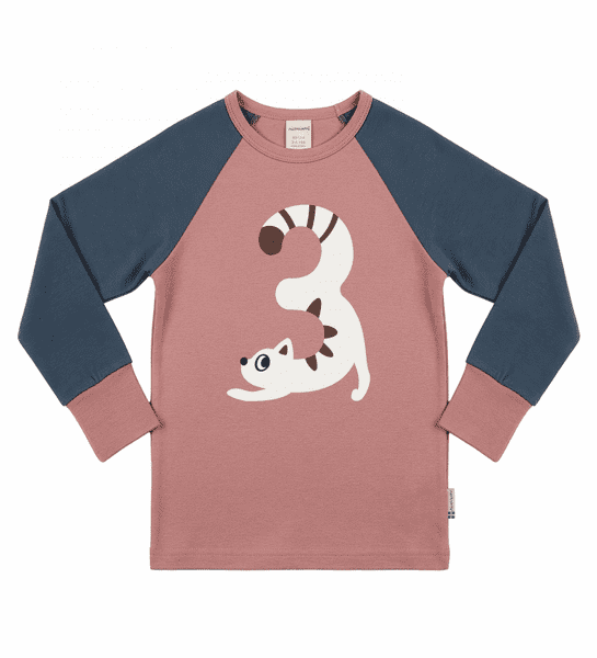 Maxomorra Age 3 Long Sleeve Top Cat