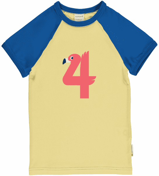 Maxomorra Age 4 Top Flamingo