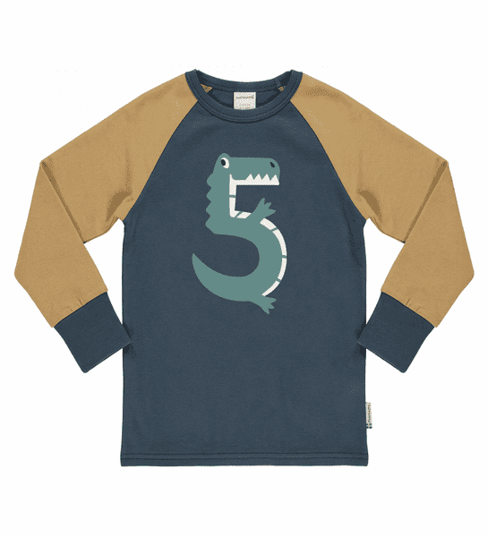 Maxomorra Age 5 Long Sleeve Top Croc