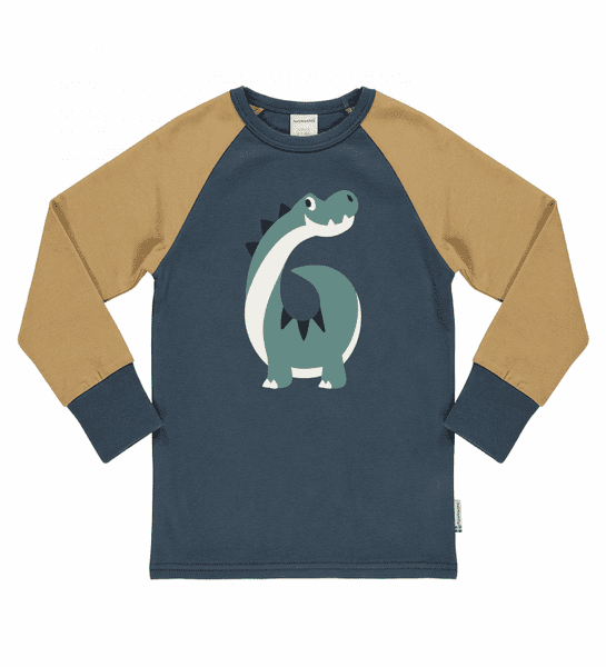 Maxomorra Age 6 Long Sleeve Top Dino